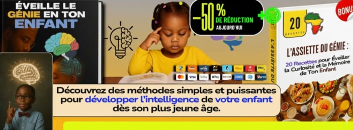 📘 Éveille le Génie en Ton Enfant (Guide Complet) — Best-seller avec déjà plus de 4 900 ventes