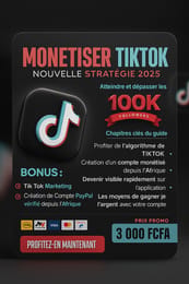 Monétisation et boostage d'un compte tiktok