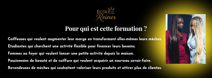 " Comment transformer une mèche kanekalon en bone straight braiding hair ? "