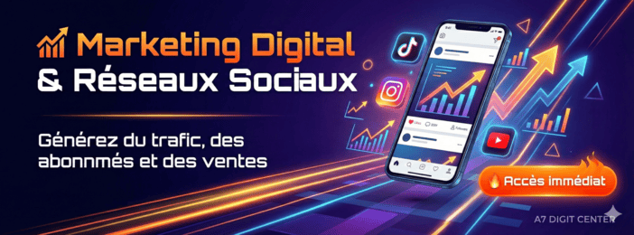 📈 PACK MARKETING DIGITAL & RÉSEAUX SOCIAUX