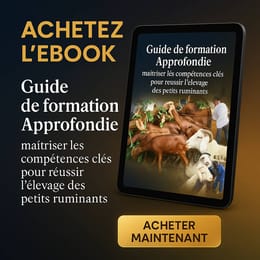 MAÎTRISER LES COMPÉTENCES CLÉS POUR RÉUSSIR L’ÉLEVAGE DES PETITS RUMINANTS