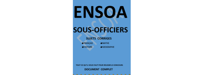 Fascicule ENSOA 3