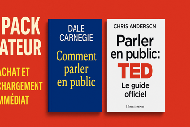 PACK ART ORATOIRE — 3 LIVRES POUR MIEUX PARLER EN PUBLIC