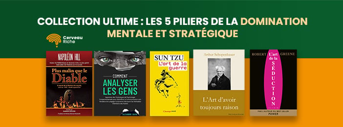 COLLECTION ULTIME : Les 5 Piliers de la Domination Mentale et Stratégique (PDF & Audios)