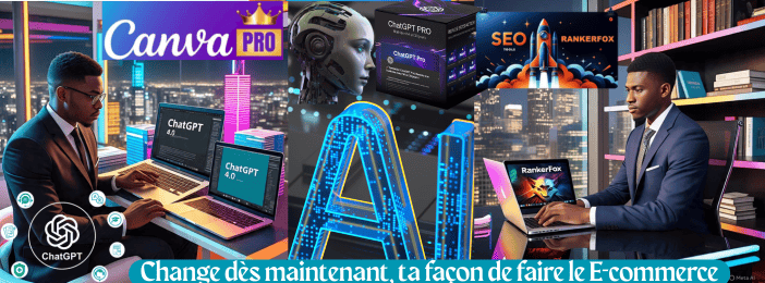 Formation complete IA ChatGPT + Pack d'abonnement aux outils premium RANKERFOX