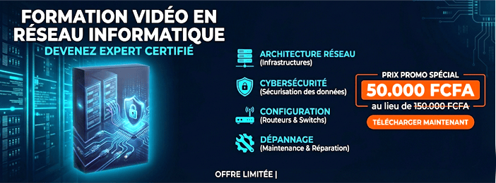 Formation Réseaux informatique - Cours Vidéo Complet et Exercice