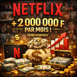 NETFLIX et 3 produits digitaux pour générer plus de 3 millions  d'euros