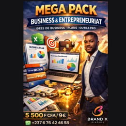 MEGA PACK BUSINESS ENTREPRENEURIAT (IDÉES DE BUSINESS, BUSINESS PLAN, KITS PROFESSIONNELS, ETC)