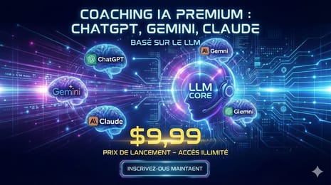 Coaching IA Premium 2026 : Maîtrisez ChatGPT, Gemini & Claude