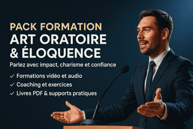 Pack complet sur l'Art Oratoire & Prises de parole en public