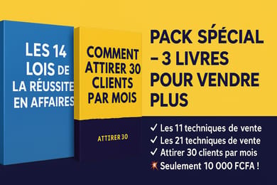 📚 PACK SPÉCIAL - 3 LIVRES POUR RÉUSSIR, INSPIRER ET IMPACTER !