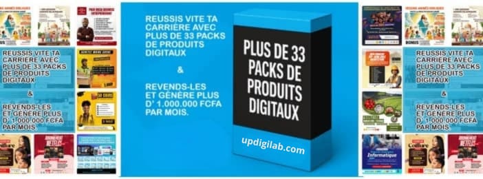 SUPERPACK DE PACKS DE PRODUITS DIGITAUX DE UPDIGILAB