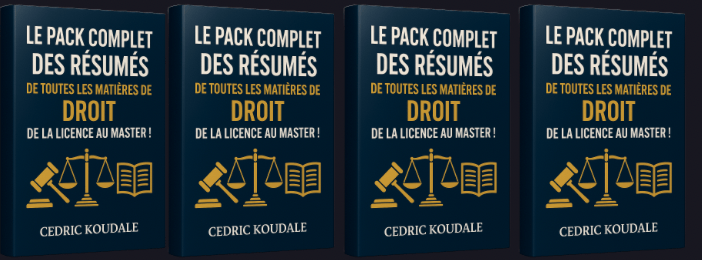LE PACK COMPLET DES RÉSUMÉS DE TOUTES LES MATIÈRES DE DROIT — DE LA LICENCE AU MASTER
