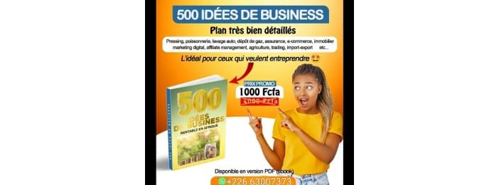 500 IDÉES BUSINESS RENTABLE