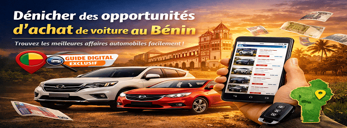 Dénicher des opportunités d'achat de voiture au bénin