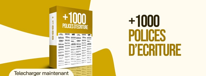Pack de +1000 Polices d’Écriture Professionnelles