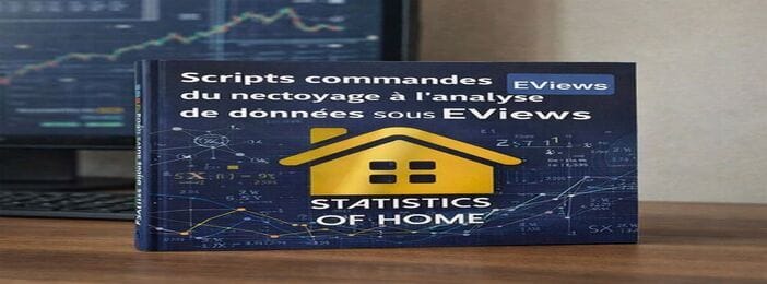 Script commande du nettoyage à l'analyse de données sous Eviews