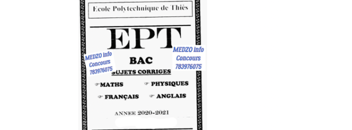 Fascicule EPT ( École Polytechnique de Thiès)