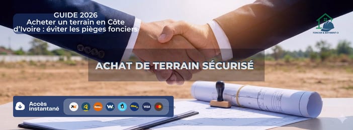 GUIDE 2026 - Acheter un terrain en Côte d’Ivoire : éviter les pièges fonciers