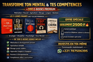 💥 Deviens Incassable : +200 E-Books pour Transformer Ta Vie ! 💥