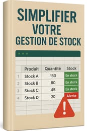 Fichier Excell Paramétré de Gestion et Suivi de Sotck avec stock d'alerte