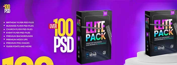 ✨ PRO Design Pack – 100 Templates PSD pour Marquer les Esprits