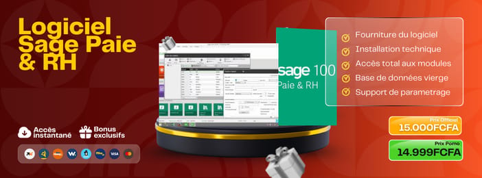 Logiciel Sage Paie & RH -  (Licence - Version Standard)