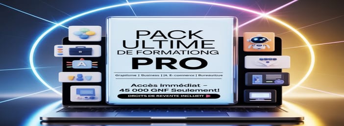 💼 Pack Formations Business Pro + Revente Autorisée – Deviens Entrepreneur Digital