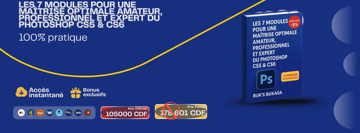 Les 7 modules pour une maîtrise optimale de Photoshop CS5 & CS6 — Amateur, Pro & Expert