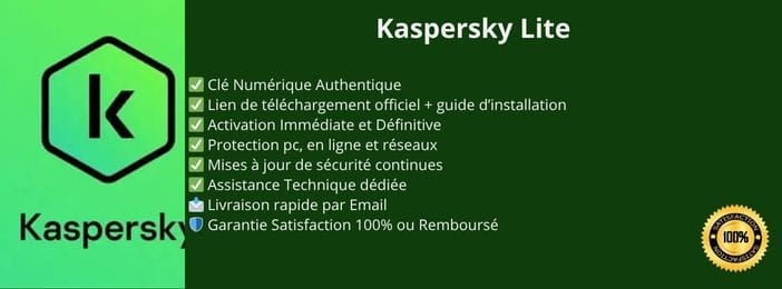 Kasperky antivirus version lite 4pc 1an