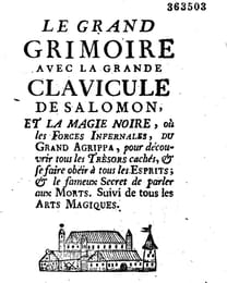 Le Grand grimoire avec la grande clavicule de Salomon