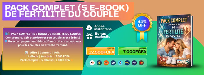 đ đż PACK COMPLET (5 E-BOOK) DE FERTILITĂ DU COUPLE