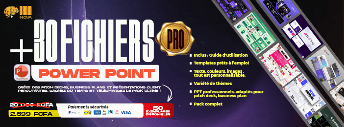 30+ TEMPLATES POWERPOINT PRO : Le PACK ULTIME pour PITCH DECK, BUSINESS PLAN & PRÉSENTATION CLIENT