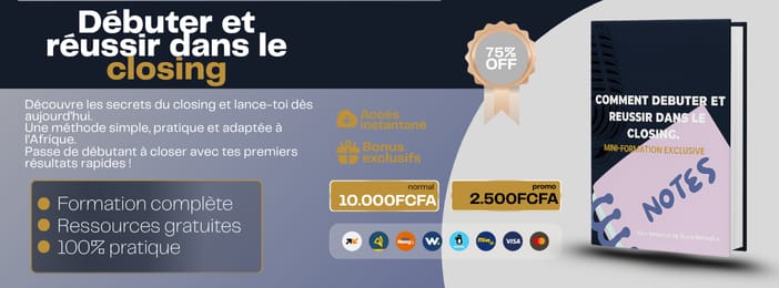 Lancer et structurer ton activité de closing – Méthode simple pour débuter efficacement.