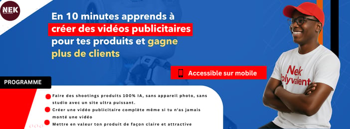Gagne 50 fois plus de clients en créant des vidéos et shootings IA de tes produits en 10 minutes