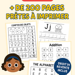 PACK CAHIERS D'ACTIVITES PRESCOLAIRE