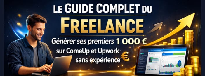 Le Guide complet du Freelance : Générer ses premiers 1 000 € sur Comeup et Upwork sans expérience