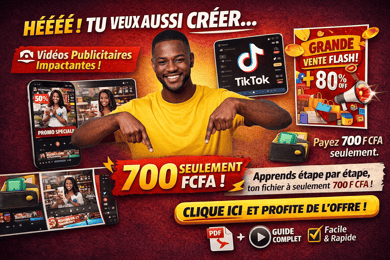 Crée Tes Vidéos pour Ton Commerce et Ton Business, Sans Notions en Montage ni en Infographie