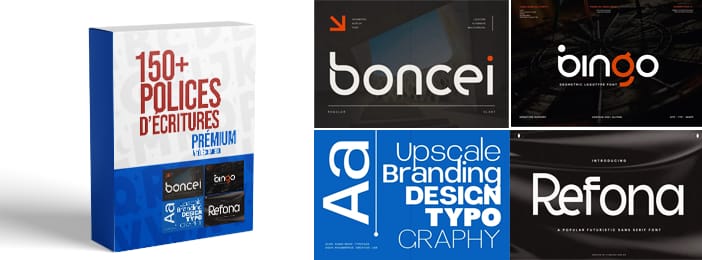150+ POLICES D'ECRITURES POUR GRAPHISTE