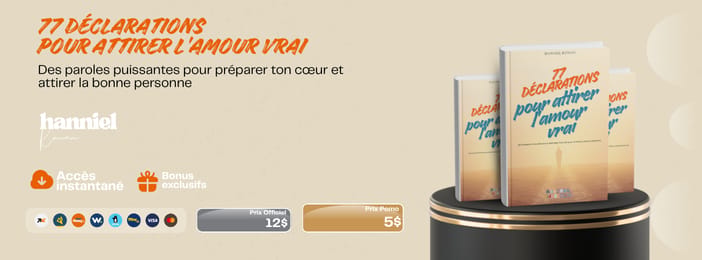 77 DÉCLARATIONS POUR ATTIRER L’AMOUR VRAI