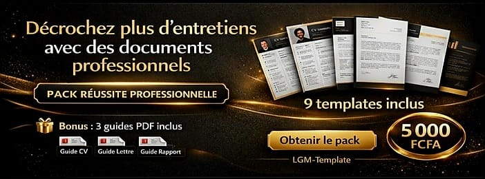 Pack Réussite Professionnelle : Décrochez plus d'entretiens avec des documents pros clés en main