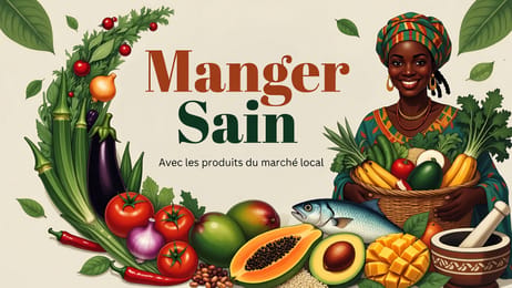 Manger sain avec les produits du marché local