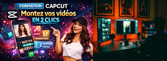 Formation CAPCUT - Montez vos vidéos en 2 clics