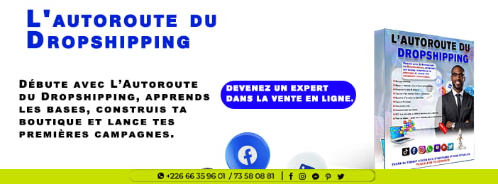 FORMATION: L'autoroute du Dropshipping