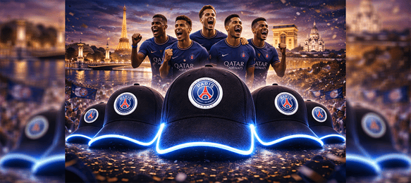 PSG Xcap - Insane - SONO-Luminous Cap for football fans - 5pcs
