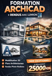 FORMATION ARCHICAD PLUS RENDUS AVEC LUMION