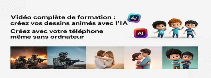 Créez vos films et dessins animés avec l’IA – De l’idée à la vidéo ! Vidéo complète de formation