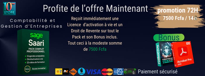 Pack Complet Sage + Adobe Acrobat Pro 2025