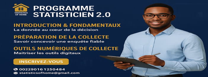 Programme Statisticien 2.0: Formation en Collecte de données
