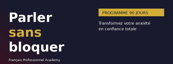 PARLER SAND BLOQUER / PROGRAMME COMPLET DE 90 JOURS